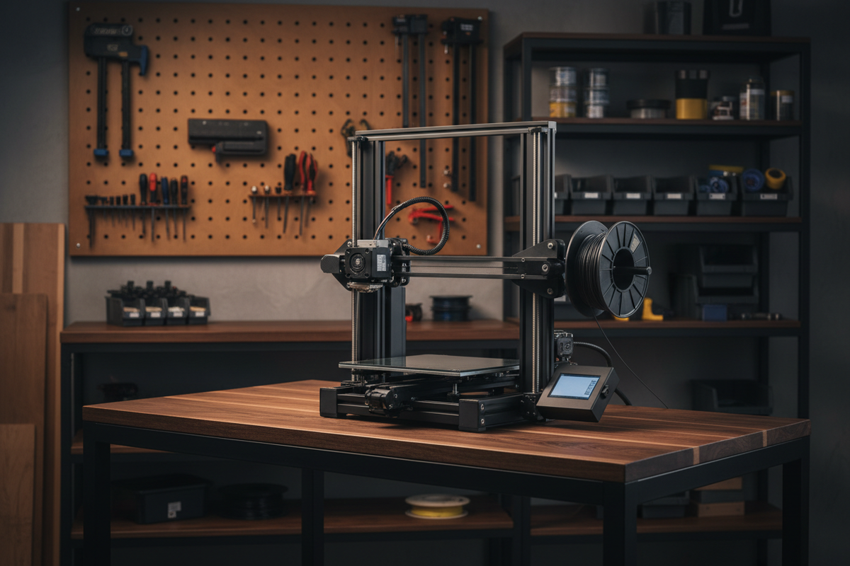 3D Printer in Premium Workshop