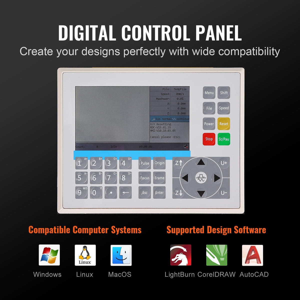 100W 24 X 35 in CO2 Laser Cutter Engraver Cutting Engraving Machine