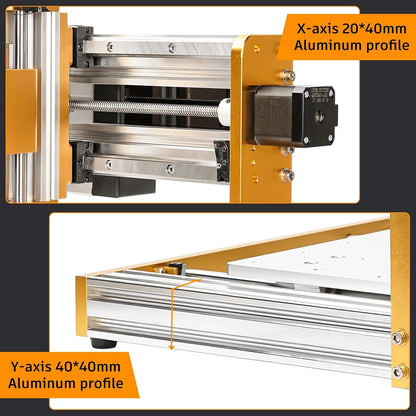 3018 Pro Ultra CNC Machine 500W All-Metal CNC Router Machine, Upgraded 3 Axis Engraver Machine Limit Switches & Emergency-Stop with GRBL Offline Control for Metal, Wood, Acrylic, PCB MDF