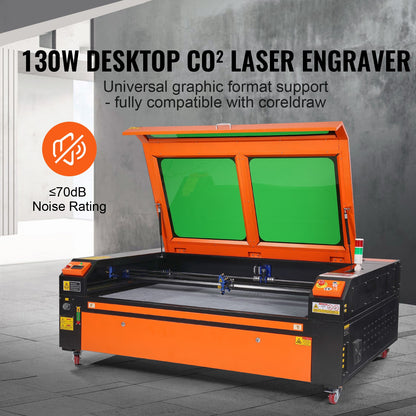 Uimoso 130W CO2 Laser Cutter and Engraver, 35X55 In, 19.7 IPS Speed