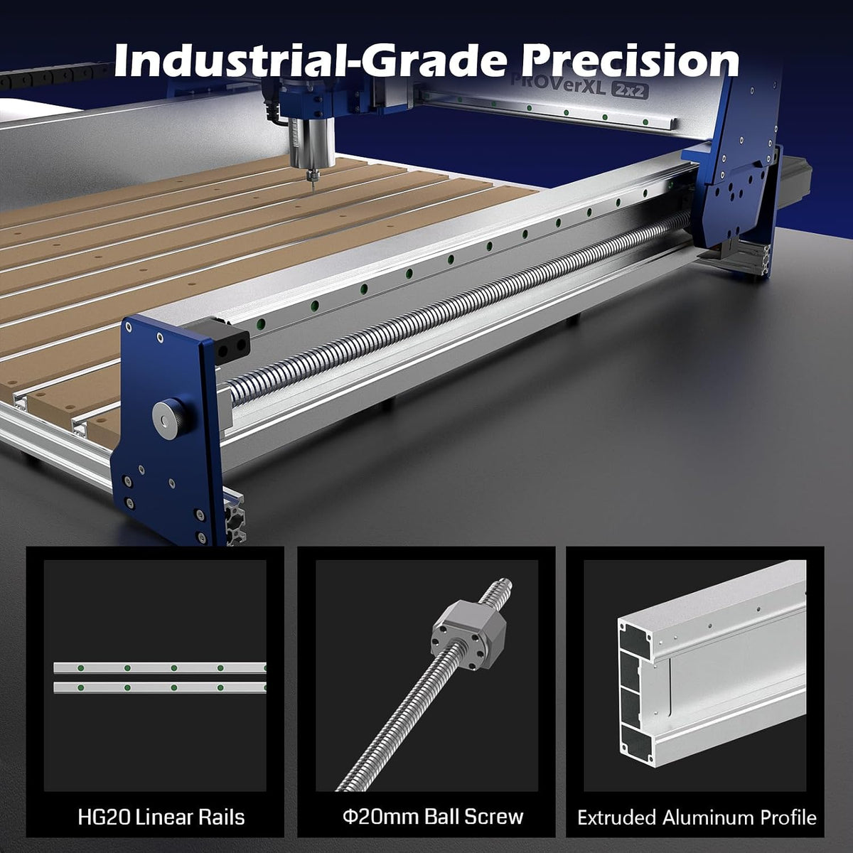 Proverxl 2X2 CNC Router Machine, Big CNC Machine
