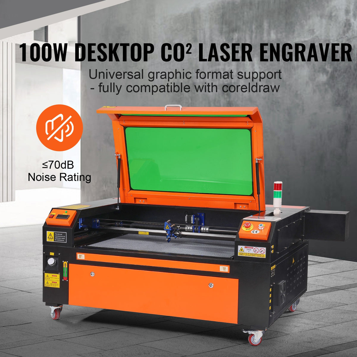 100W 24 X 35 in CO2 Laser Cutter Engraver Cutting Engraving Machine