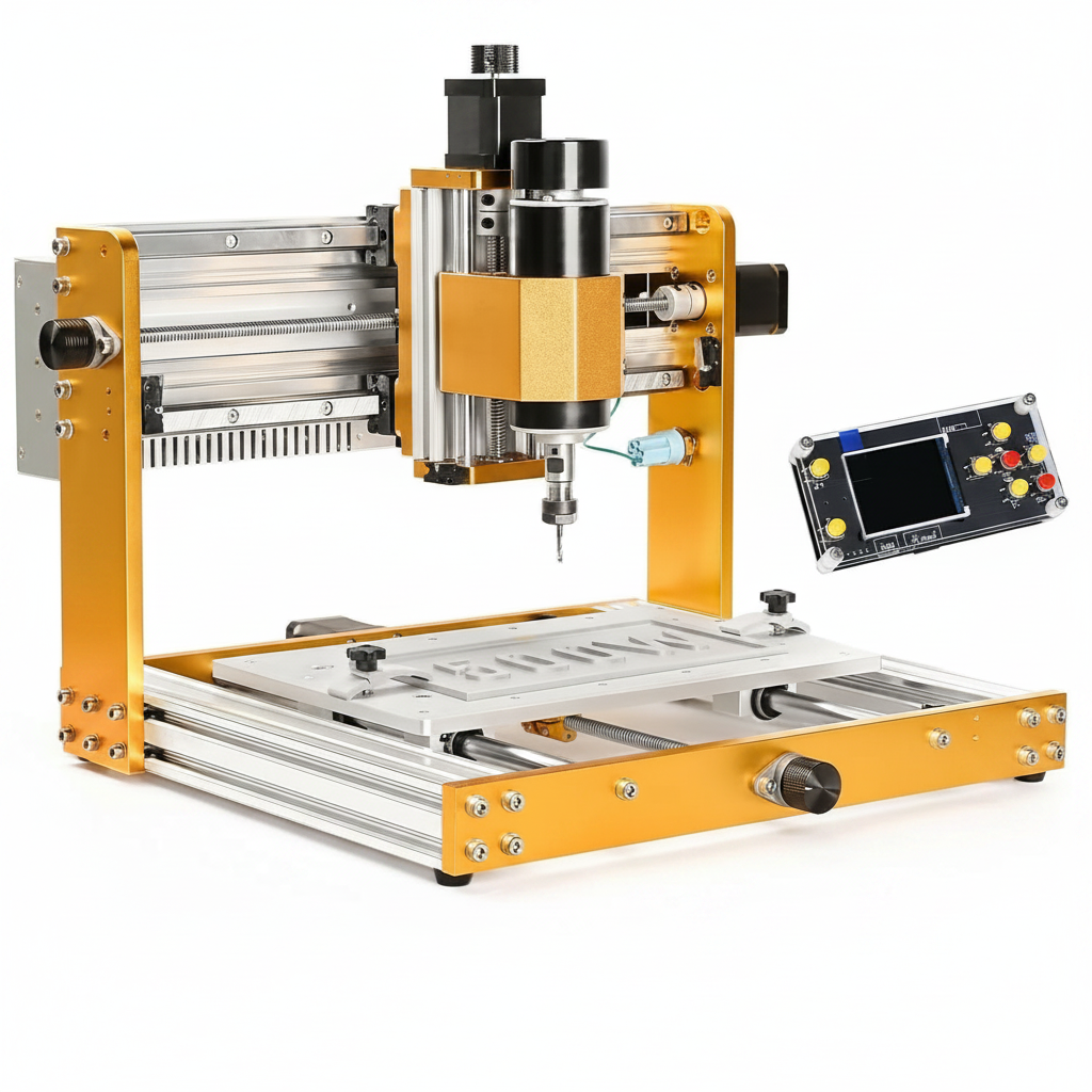 3018 Pro Ultra CNC Machine 500W All-Metal CNC Router Machine, Upgraded 3 Axis Engraver Machine Limit Switches & Emergency-Stop with GRBL Offline Control for Metal, Wood, Acrylic, PCB MDF